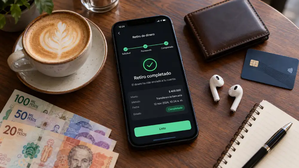 Retirar dinero desde el celular